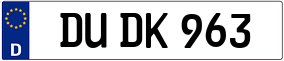 Truck License Plate